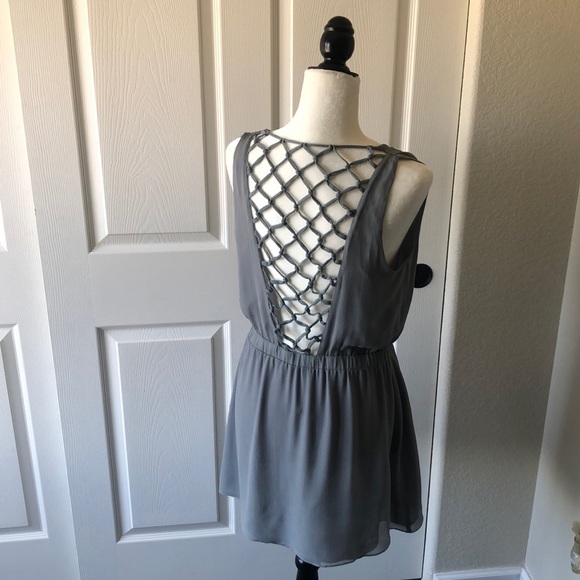 EUC MM Couture by Miss Me Mini Dress - Open Back - Picture 1 of 8